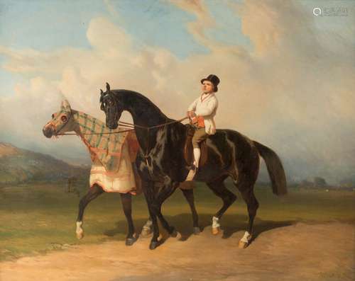 Alfred de DREUX (1810 1860)Groom en haut de for...