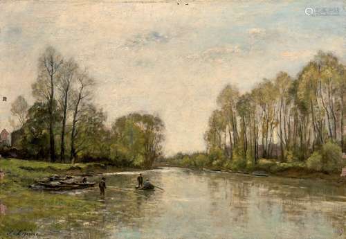 Stanislas LEPINE (1835 1892)Bord de Seine, les ...