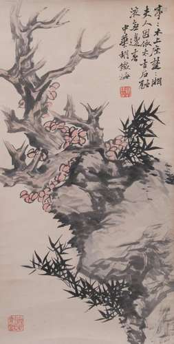 Hu Tie-Mei (1848-1899) Plum Blossom