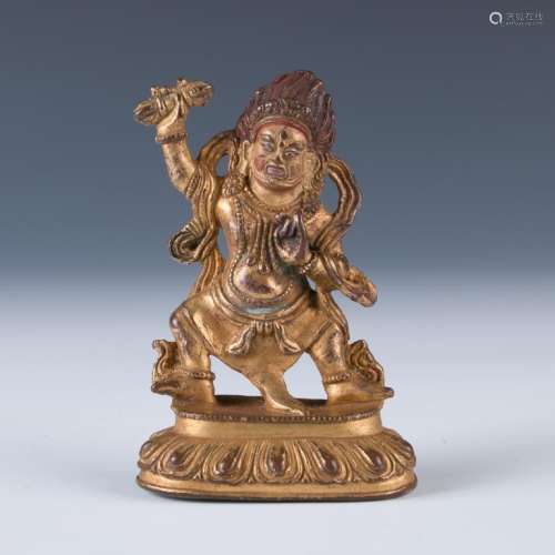 Gild Bronze Tibet Vajrapani (Small)