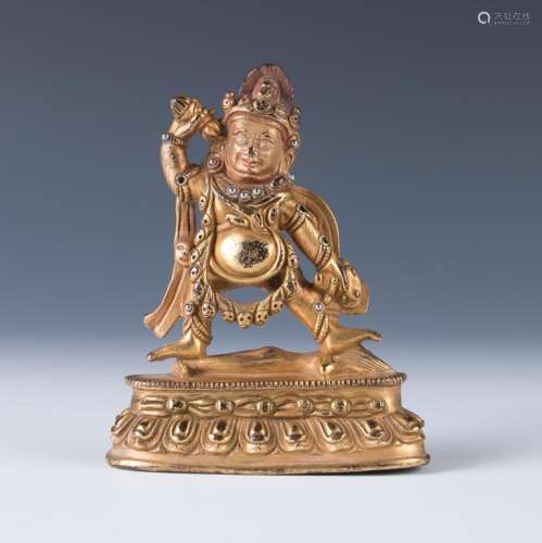 Gild Bronze Tibet Vajrapani (Big)