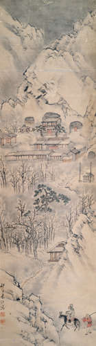 TWO PAINTINGS IN THE STYLE OF YUAN JIANG AND ZHANG HONG