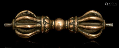 A BRONZE VAJRA