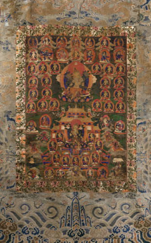 A THANGKA OF THE ASPECTS OF TARA - PROTECTION AND PROSPERITY