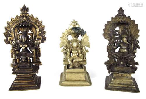 3 BRONZEN, U.A.PARVATI,GANESHA