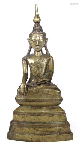 BUDDHA SHAKYAMUNI, BRONZE,