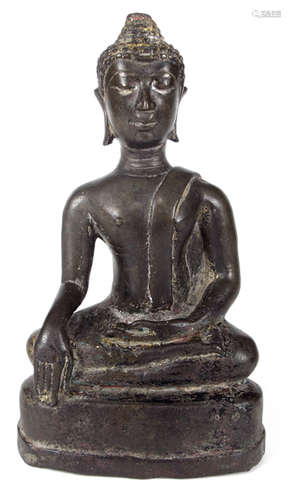 BUDDHA SHAKYAMUNI, BRONZE,