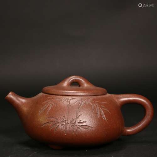 Chinese Zi Sha Teapot,Signed by Yicong.