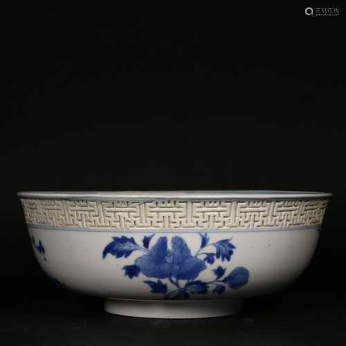 Bonhams Sale, A Rare Blue and White Mantou Bowls,Kangxi