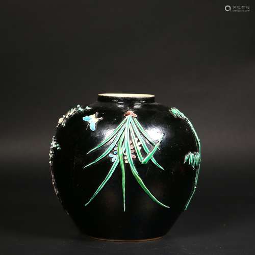 Qing Dynasty Porcelain Vase By Wang Bin Rong