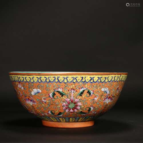 Chinese Famille Rose Porcelain Bowl,Late/Republic dynas
