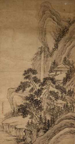 Landscape,Signed Fang Cong(1686-1755)