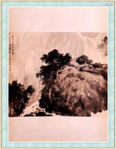 A Chinese Scroll Painting, After Fu Bao Shi