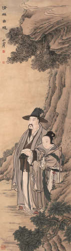 黄山寿（1855～1919） 清娱自随 轴 设色纸本