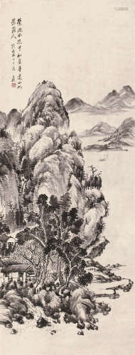 王撰（1623～1709） 山水 轴 水墨纸本