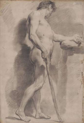 Gaetano Gandolfi (Bologna 1734 - 1802), Nudo maschile