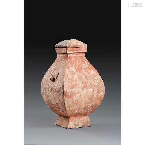 GRAND VASE COUVERT RITUEL À VIN FANGHU