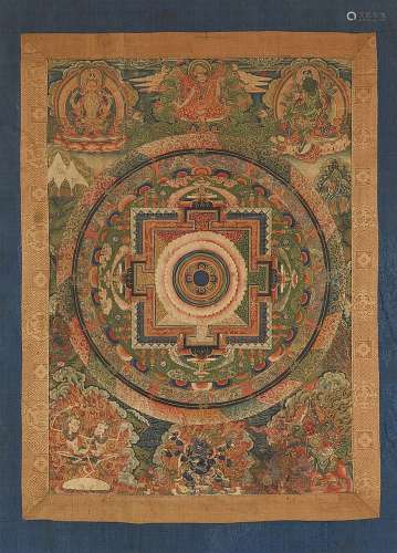 A Tibetan symbolic mandala. 19th century