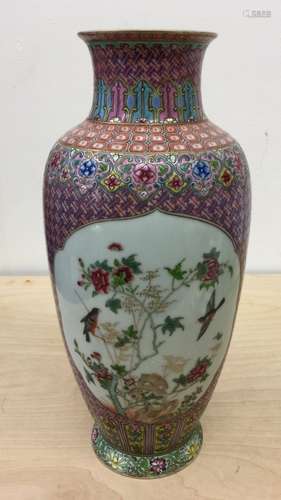 Chinese Famille Rose Vase