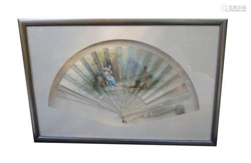 Framed European Fan