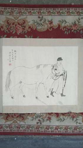 Chinese Scroll Painting by Pu Quan