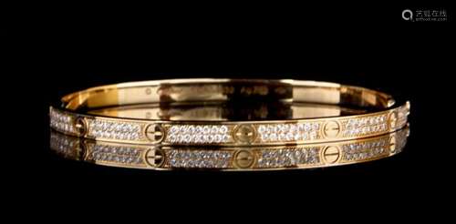 Cartier Gold and Diamond Bracelet