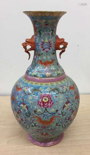 Chinese Famille Rose Vase