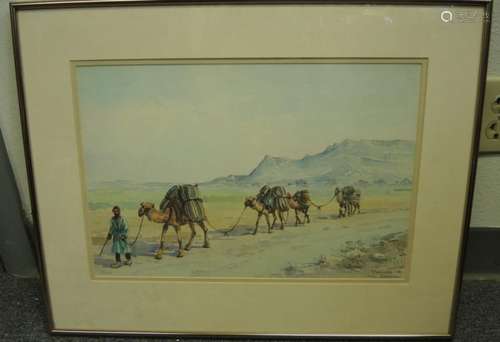 Painting of Camels