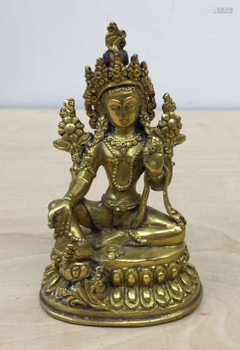 Chinese Gilt Bronze Buddha Statue