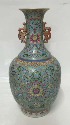 Chinese Famille Rose Vase