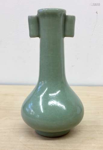 Chinese Celadon Bottleneck Vase