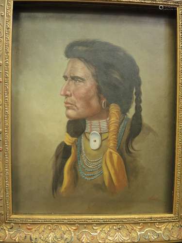 Portrait of a Native American Man