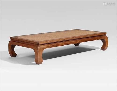 A very large wood daybed (ta). 19th century or earlier