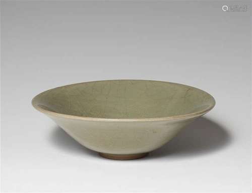 A celadon-glazed bowl. Yaozhou