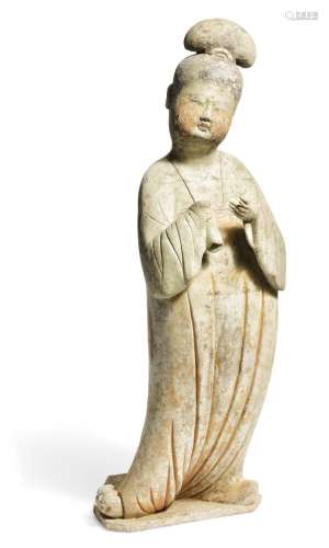 A Chinese terracotta figure of a 