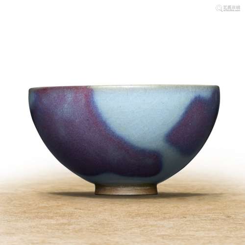 均窯紫斑天藍釉碗