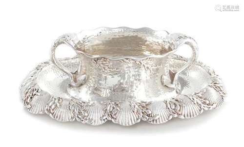 Fine Tiffany & Co Japanesque silver centerpiece