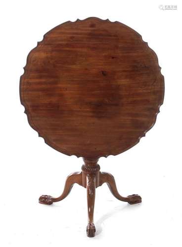 Georgian mahogany tilt-top table