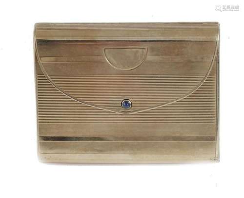 Art Deco gold cigarette case, Udall & Ballou