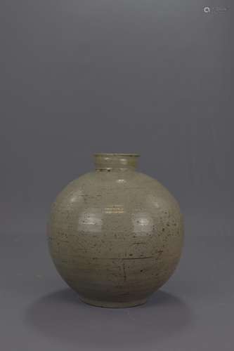 A KOREAN CHOSON DYNASTY POTTERY JAR