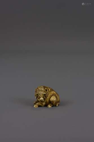 A MEIJI PERIOD IVORY NETSUKE