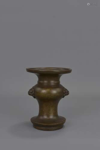 A CHINESE BRONZE VASE