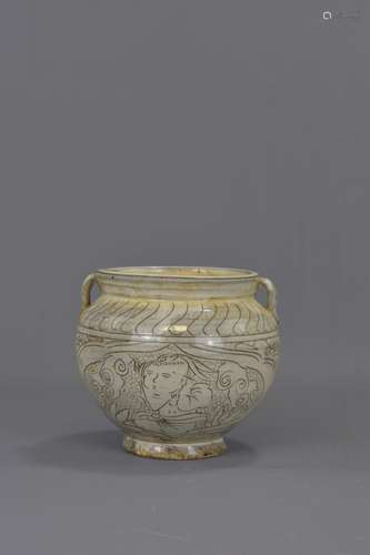 A CHINESE SONG DYNASTY POTTERY JAR