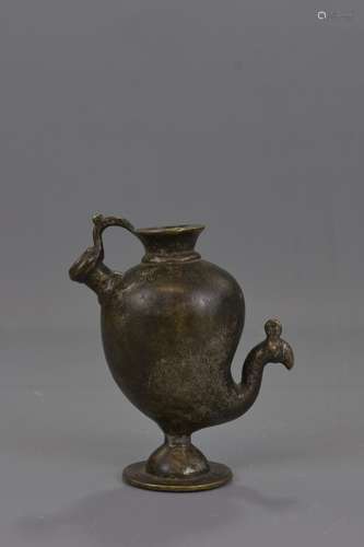 A MIDDLE EASTER BRONZE EWER