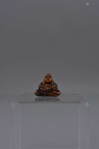 A MEIJI PERIOD BOXWOOD NETSUKE