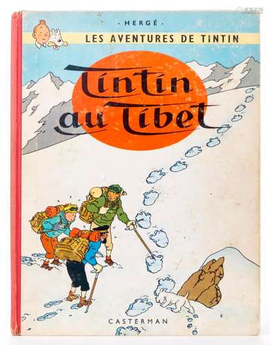 Hergé, Les aventures de Tintin, Tintin au Tibet, Casterman, Tournai, B29.