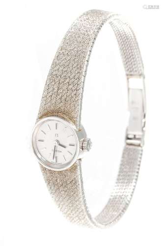 Oméga, montre-bracelet de dame en or gris .725.