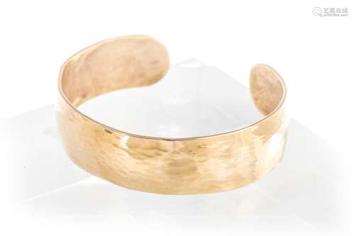 Bracelet en or martelé 22 ct.