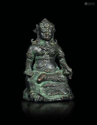 A bronze figure of Agnideva Dangsong Melha, Northern India, 12th century