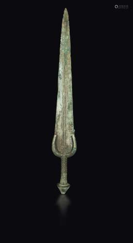 A bronze sword, China, Shang Dynasty (1750-1028 b.C.)